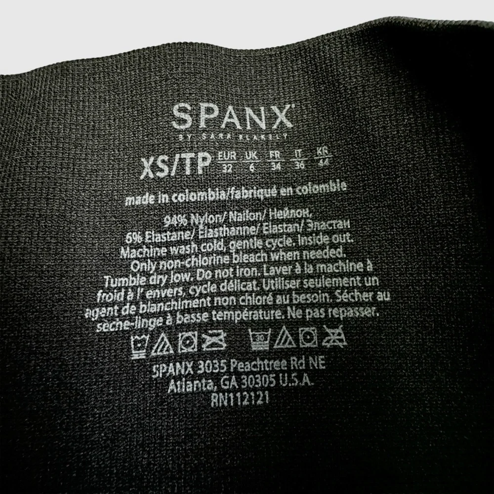 Spanx Women's Look At Me Now Seamless Leggings Very Black Size XS Ankle Length - Picture 7 of 10